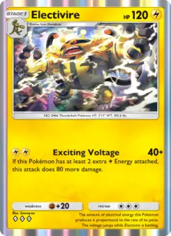 Electivire – Carta Pokémon TCG