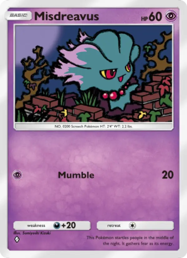 Misdreavus – Pokémon TCG