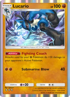 Lucario – Carta Pokémon TCG