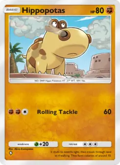 Hippopotas – Carta Pokémon TCG