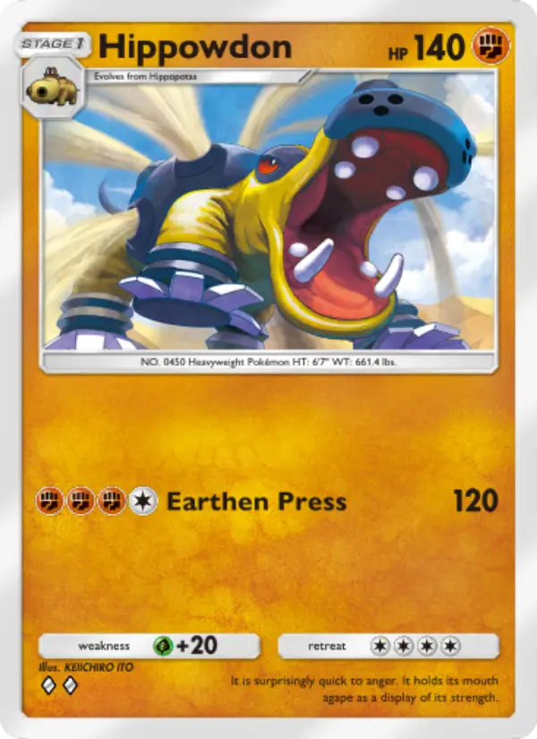 Hippowdon – Pokémon TCG
