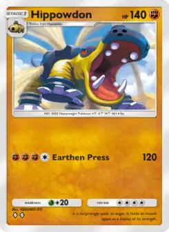 Hippowdon – Carta Pokémon TCG