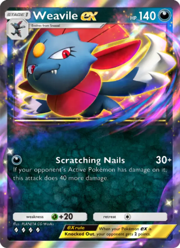 Weavile ex – Pokémon TCG