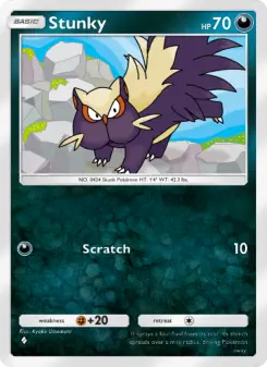 Stunky – Carta Pokémon TCG