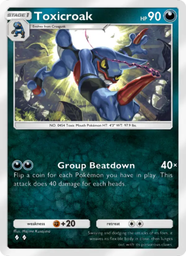 Toxicroak – Pokémon TCG