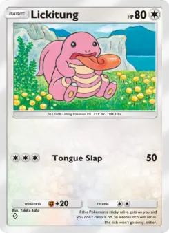 Lickitung – Carta Pokémon TCG
