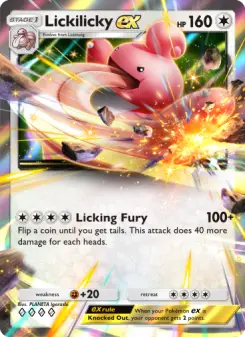 Lickilicky ex – Carta Pokémon TCG