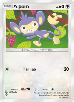Aipom – Carta Pokémon TCG