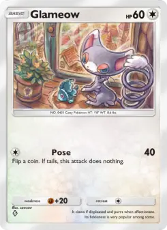Glameow – Carta Pokémon TCG