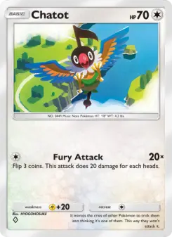 Chatot – Carta Pokémon TCG
