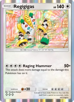 Regigigas – Carta Pokémon TCG