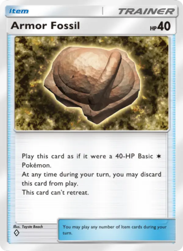Armor Fossil – Pokémon TCG