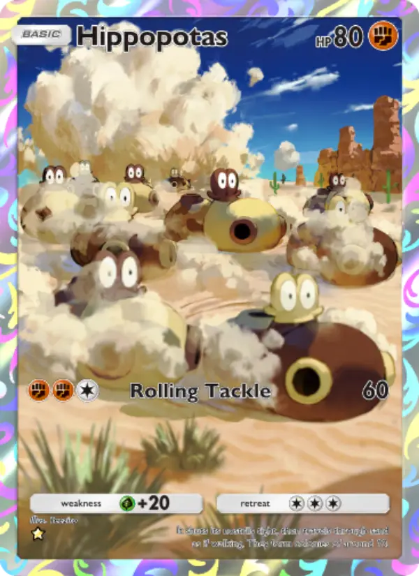 Hippopotas – Pokémon TCG
