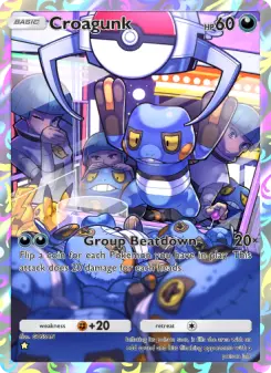 Croagunk – Carta Pokémon TCG