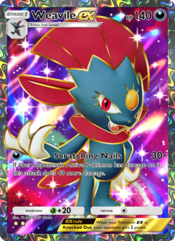 Weavile ex – Pokémon TCG