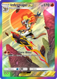 Infernape ex – Carta Pokémon TCG
