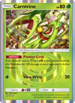 Carnivine – Carta Pokémon TCG