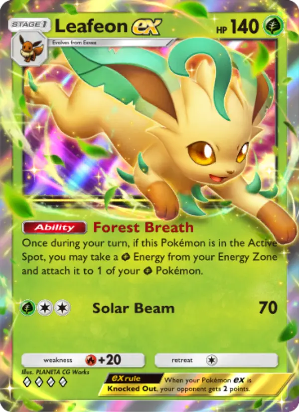 Leafeon ex – Pokémon TCG