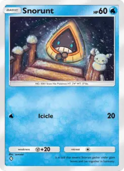 Snorunt – Carta Pokémon TCG