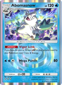 Abomasnow – Carta Pokémon TCG