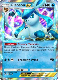 Glaceon ex – Carta Pokémon TCG