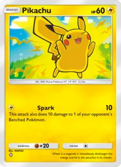 Pikachu – Carta Pokémon TCG