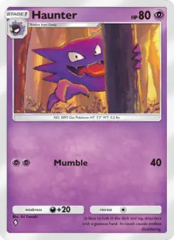 Haunter – Carta Pokémon TCG