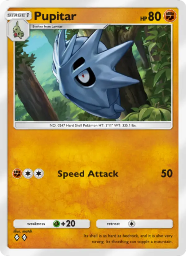 Pupitar – Pokémon TCG
