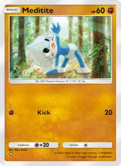 Meditite – Carta Pokémon TCG