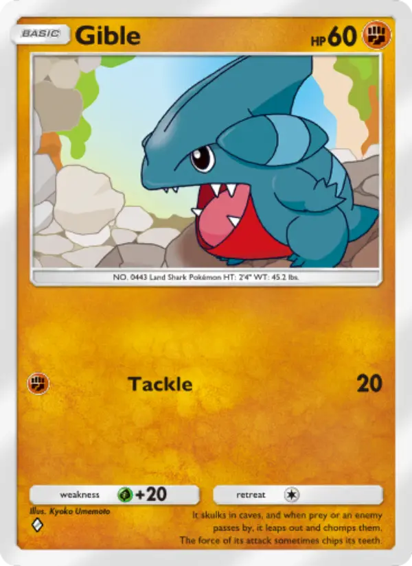 Gible – Pokémon TCG