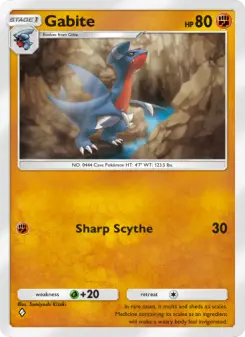 Gabite – Carta Pokémon TCG