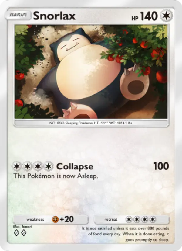Snorlax – Pokémon TCG