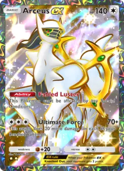 Arceus ex – Carta Pokémon TCG