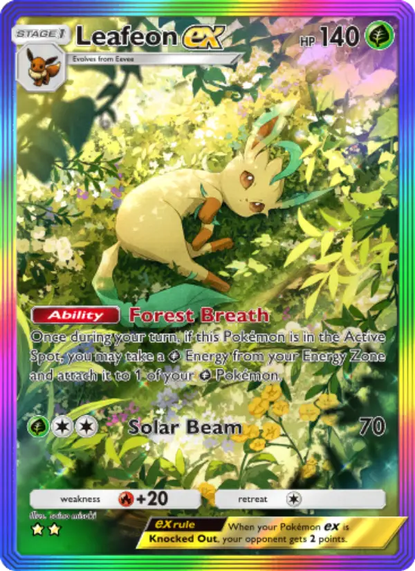 Leafeon ex – Pokémon TCG