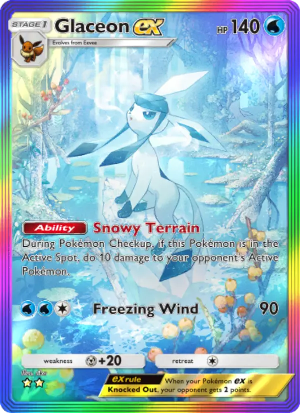Glaceon ex – Pokémon TCG