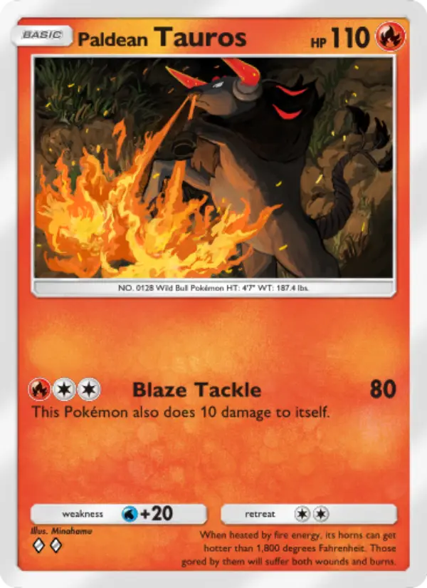 Paldean Tauros – Pokémon TCG