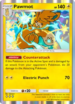 Pawmot – Carta Pokémon TCG
