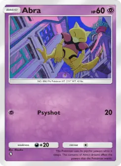 Abra – Carta Pokémon TCG