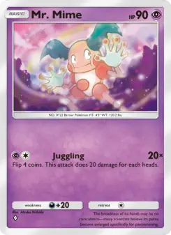 Mr. Mime – Carta Pokémon TCG