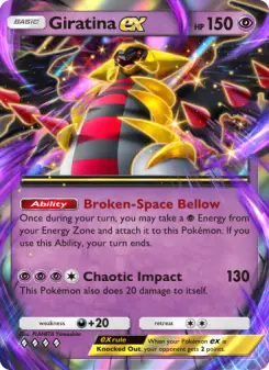 Giratina ex – Carta Pokémon TCG