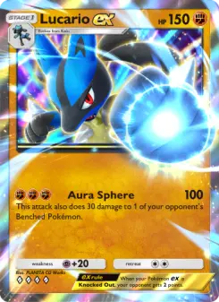 Lucario ex – Carta Pokémon TCG