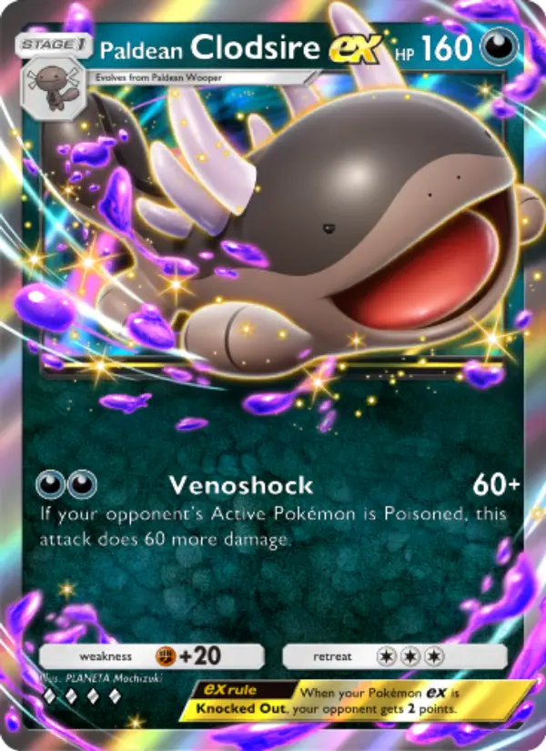 Paldean Clodsire ex – Pokémon TCG