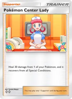 Pokémon Center Lady – Carta Pokémon TCG