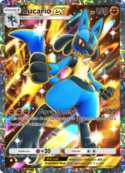 Lucario ex – Carta Pokémon TCG