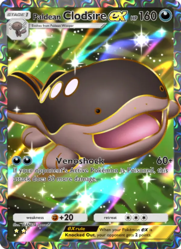 Paldean Clodsire ex – Pokémon TCG