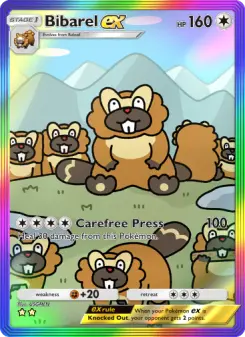 Bibarel ex – Carta Pokémon TCG