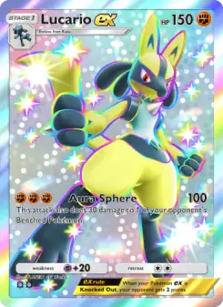 Lucario ex – Carta Pokémon TCG