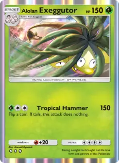 Alolan Exeggutor – Carta Pokémon TCG