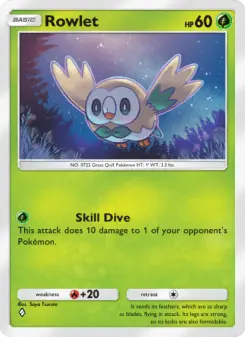 Rowlet – Carta Pokémon TCG