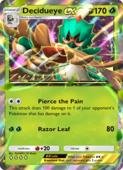 Decidueye ex – Carta Pokémon TCG